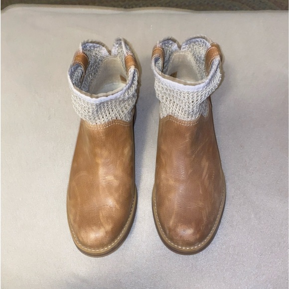 Timberland women’s leather anti fatigue ankle bootie bootbooties boot brown - Picture 11 of 13